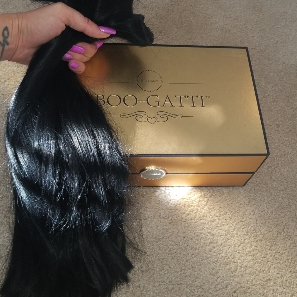 Bellami Boo-Gatti Jet Black Clip-In Extensions